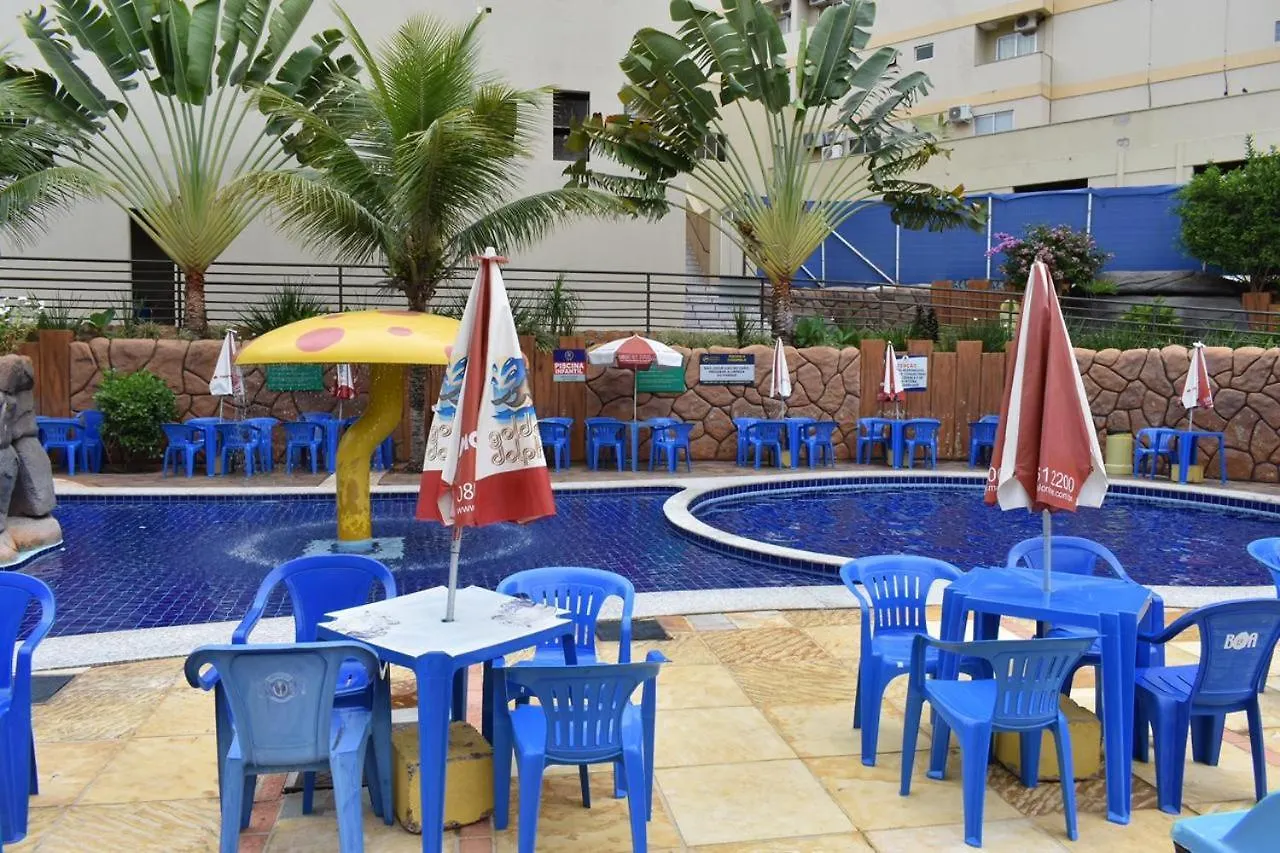 Apartment Golden Dolphin Grande Hotel Caldas Novas - Achei Ferias - Com Roupa De Cama Brazil